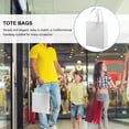 thumbnail image 3 of 30 bolsas de compras de tela no tejida en blanco, de colores sólidos, para regalos de fiesta, 3 of 8