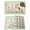 Green Brown, variant on Placemats Set of 4, Happy Easter Bunny Woven Placemat, Linen Place Mats for Kitchen/Dining Tables, Spring Floral Burlap Sage Green Plaid Washable Table Mats for Party