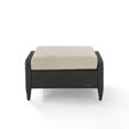 thumbnail image 4 of Crosley Marques KO70067BR-SA Kiawah Osier Extérieur Pouf&44; Sable & Brun, 4 of 12