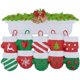 thumbnail image 1 of Manopla familiar personalizada de 10 adornos para árbol de Navidad Colección de tradición familiar 2022 para padres, abuelos, hijos, nietos y amigos Rojo Verde RV011031-00952SDJ, 1 of 4
