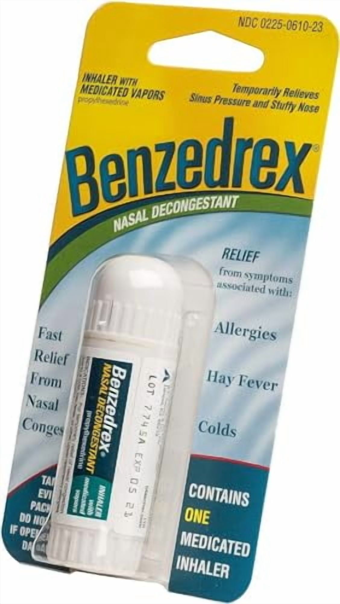 Benzedrex Nasal Decongestant Inhaler (Set of 6)