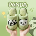 thumbnail image 4 of enyan Slippers for Toddler Girls Slippers Girls Boys Fuzzy House Slippers Warm Memory Foam House Shoes Soft Plush Bedroom Slippers Slides Indoor Outdoor Green,Size 3, 4 of 4