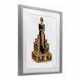 thumbnail image 3 of Stupell Industries Stylish Gal and Suitcases Gray Framed Print Under Glass design by Ziwei Li, 21 x 17, 3 of 10