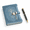 Light Blue, variant on Light Purple A5 PU Leather Locking Diary with Heart Lock and Lined Pages