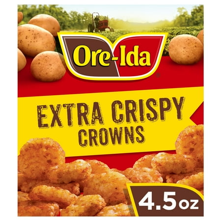 Ore-Ida Extra Crispy Easy Crowns Seasoned Shredded Potatoes, 4.5 oz Box