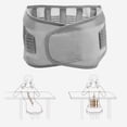 thumbnail image 5 of Corsé de soporte de cintura Elástico transpirable Lumbar Brace Back Belt (L) Gris, 5 of 5