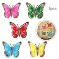 thumbnail image 4 of CHENGSI for Colorful Metal Butterfly Garden Decor - Outdoor Wall Art for Yard, Lawn, Patio - Rust-Resistant Handcrafted Sculpture - Indoor Home Decoration - 11cm x 9cm (4.33\" x 3.54\"), 4 of 7