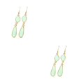 thumbnail image 1 of Pendientes Sonducket colgantes en forma de gota de agua Aleación para mujeres Fruta Verde 2piezas, 1 of 6