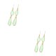 thumbnail image 4 of Minnieouse 1 par de pendientes colgantes, accesorios de joyería de cadena larga con estilo, ropa portátil, suministro a juego, aleación, gota Fruta Verde 2piezas, 4 of 6