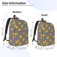 thumbnail image 2 of Lafuoo Christmas hat duck Pattern Canvas Backpack, Zipper Laptop Backpack Travel Bag Sports Bag Unisex-Medium, 2 of 5
