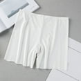 thumbnail image 3 of GZWYHT Shorts for Women,Boxer Shorts,Summer Thin Ice Silk Anti Light Pants Three Point Leggings Comfortable Women's Shorts,High Waisted Shorts,Summer Pants,Tights for Women,White,XL, 3 of 3