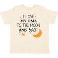 thumbnail image 3 of Inktastic I Love My Oma to the Moon and Back Boys or Girls Toddler T-Shirt, 3 of 5