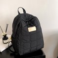 thumbnail image 3 of FNFYFH Puffer Quilted Backpack for Women College Backpack Puffy Work Backpacks Fit Laptop Light Casual Daypack, 3 of 6
