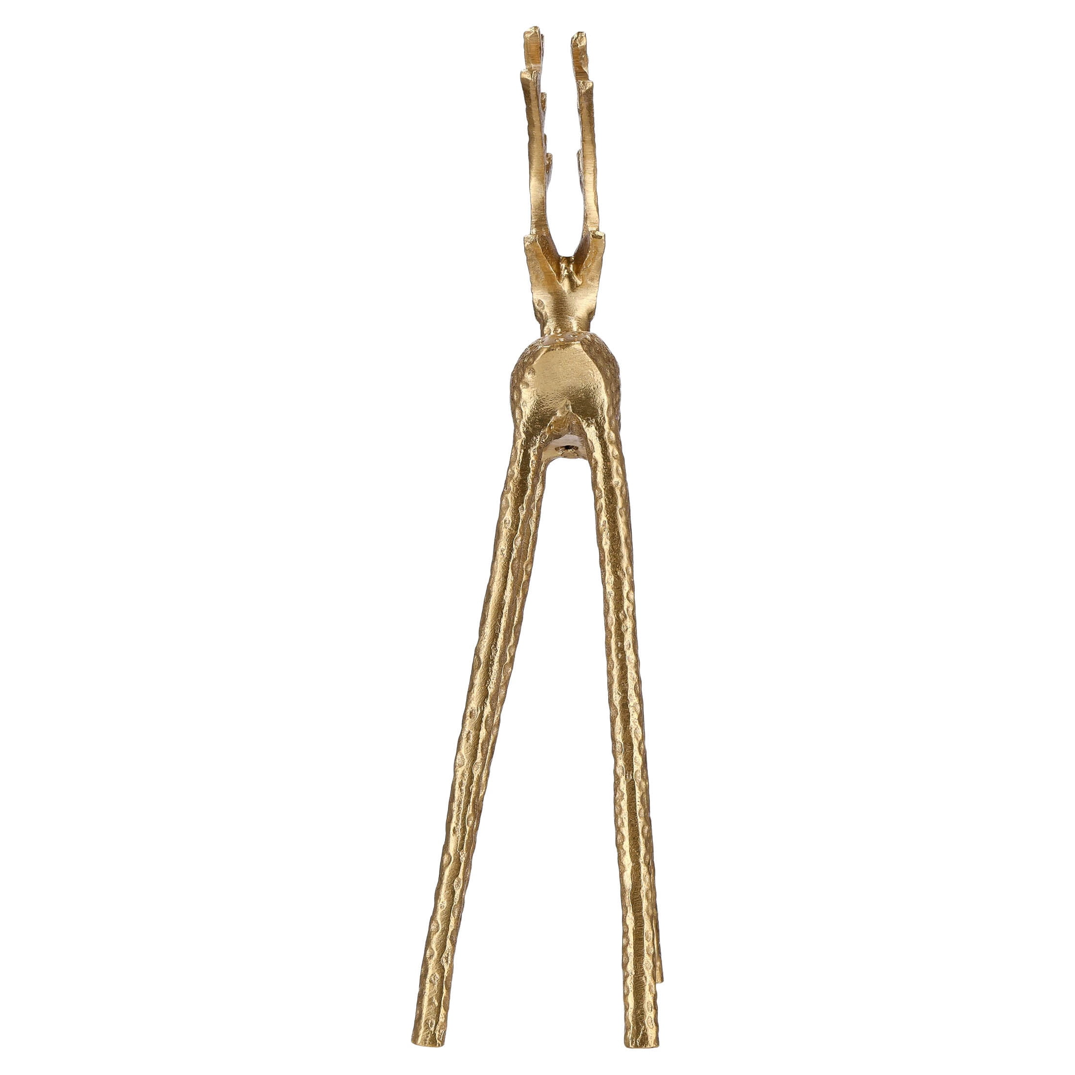 Metal Reindeer Christmas Decoration, Gold, 16", by Holiday Time