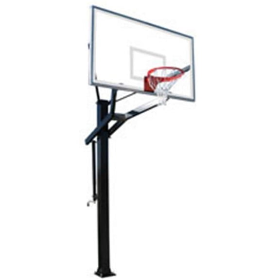 PH4272 Steel-Glass 42 x 72 in. PowerHouse Tempered Glass Backboard, Kelly Green