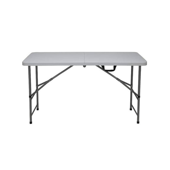 Mesa de Resina Plegable Mainstays Blanca 120 cm