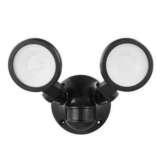 Defiant 1000 lumen 180 degree outdoor bronze led battery motion activated deals outdoor flood light