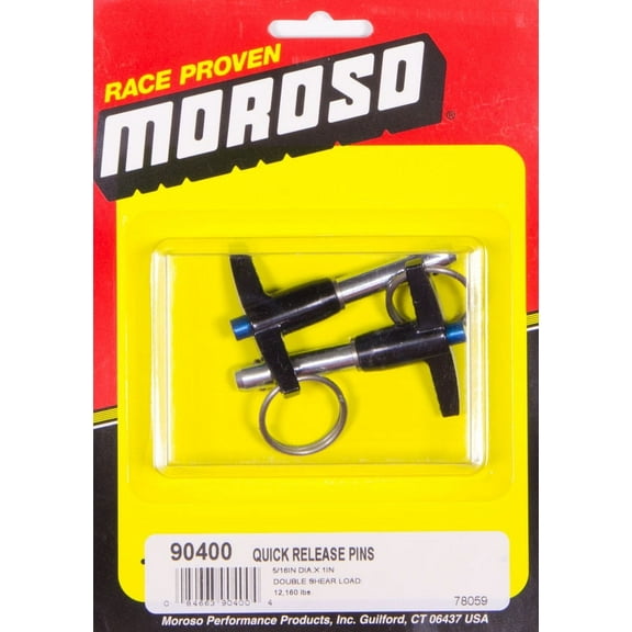 Moroso 90400 Quick Release Pins - Set of 2