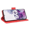 thumbnail image 5 of Case for Samsung Galaxy S20 Cover Adjustable Detachable Card Holder Magnetic closure Leather Wallet Case - Red, 5 of 5