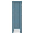 thumbnail image 5 of Acadian 36 inch Wide Solid Wood Entryway Storage Cabinet in Distressed Coastal Blue, 5 of 12