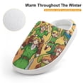 thumbnail image 4 of The Legend Of Zelda Soft Plush Slippers for Boys Girls Winter Warm Cotton Slippers with Rubber Sole Non-Slip Kid's Slip on Shoes Fluffy House Slippers For Indoor And Outdoor, 4 of 8