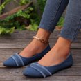 thumbnail image 5 of Dpityserensio Women's Fashion Pointed Toe Slip-On Flats Breathable Solid Color Casual Shoes Shallow Mouth Flat Shoes, 5 of 9