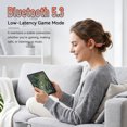 thumbnail image 5 of Kimhost Bone Conduction Headphones Bluetooth 5.3, IP68 Waterproof Open Ear Headphones with 32GB MP3 Player, 8H Playtime, Magnetic Charging, Quick Pairing for Sports Swimming - Orange, 5 of 6