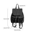 thumbnail image 3 of ZPAQI Women Large Capacity Backpack Cute Bowknot Double Pocket School Bag for Casual, 3 of 21