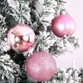 thumbnail image 3 of Visland 24PCS Christmas Balls Ornaments for Xmas Christmas Tree - 3 Style Shatterproof Christmas Tree Decorations Hanging Ball for Holiday Wedding Party Decor, 3 of 4
