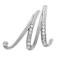thumbnail image 2 of New Personality Set With Diamond Brooch 26 English Letter Brooch, 2 of 9