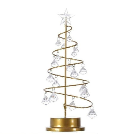 

Christmas sale! LED Christmas Tree Crystal Desk Lamp Night Light Fairy Light Crystal Artificial Tree Christmas Decor Kids Night Light Birthday Gifts for Kids/Women