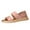 Pink, variant on Women Sandals clearance for Juebong Flat Sandals for Womens Leather Loafer Comfort Slip-On Soft Flats Fashion Casual Leather Loafer Sandal Closed Toe Walking Shoes for Daily Working