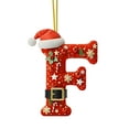 thumbnail image 2 of Decoraciones de Árbol de Navidad 2D Acrílico Decoración Carta Colgante con 26 Letras Diy Navidad Decoración Del Hogar Ornamentos Del Árbol de Navidad, 2 of 5