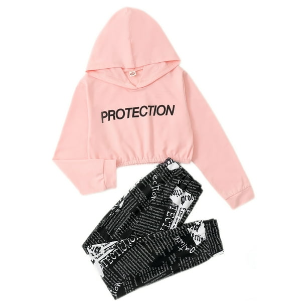 9T Little Girl Clothes 910 Years Old Girl Outfits PROTECTION Pink