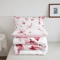 thumbnail image 4 of Erosebridal Cherry Blossom Bedding King Comforter Set,Floral Flower Bedding Sets King with Comforter,Botanical Bedroom Decor,Reversible,Breathable,3-Piece, 4 of 7