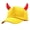 A1-Yellow, variant on Devil Horns Baseball Cap Women Men Halloween Costume Hat Adjustable Cotton Funny Red Horn Dad Hat for Halloween Cosplay Party Fancy Dress Daily Wear Grey One Size