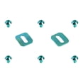 thumbnail image 1 of koolsoo 2Pcs Bike Self Locking Pedal Gaskets Beginners Spare Maintenance with Screws Green, 1 of 9