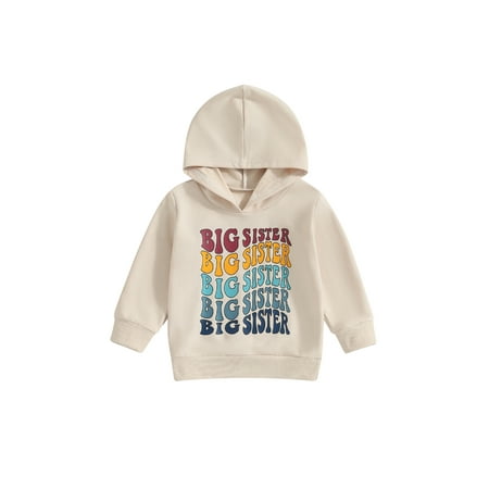 

Hirigin Kids Girls Hoodie Sweatshirt with Long Sleeve Pullovers and Letter Print