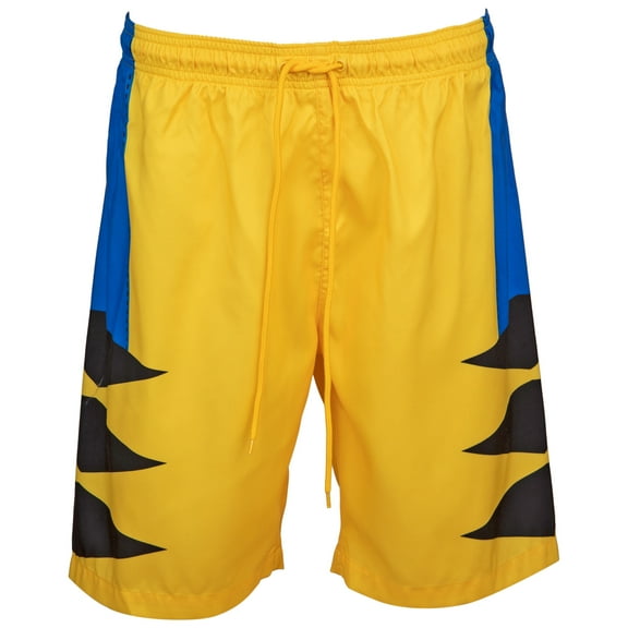 X-Men's Wolverine Character Costume Board Shorts-Small (28-30)