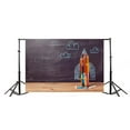 thumbnail image 3 of ABPHOTO 7x5ft Photography Backdrop Back to School Blackboard Pencils Vintage Wood Floor Photo Background Backdrops, 3 of 4