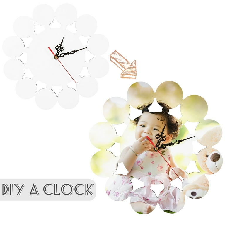 ROUND MDF WALL CLOCKS - BLANK FOR SUBLIMATION