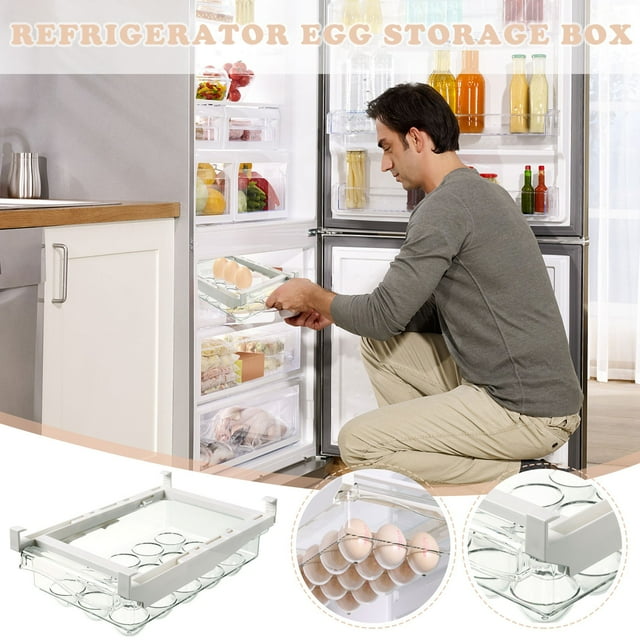 Dvkptbk Storage Fridge Box Can Kitchen Shelf Organiser Cupboard Storage Basket Rack Home Essentials