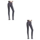 thumbnail image 4 of Minnieouse Pantalones de cintura alta para mujer de ciclismo, pantalones deportivos de poliéster para entrenamiento en casa de verano, ropa Gris L 2piezas, 4 of 6
