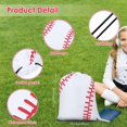 thumbnail image 2 of FrostHike 12 Pcs Sac à Dos à Cordon de 16,5 Pouces, Sac de Rangement pour Voyage Gym Entraînement (Baseball Pattn), 2 of 5