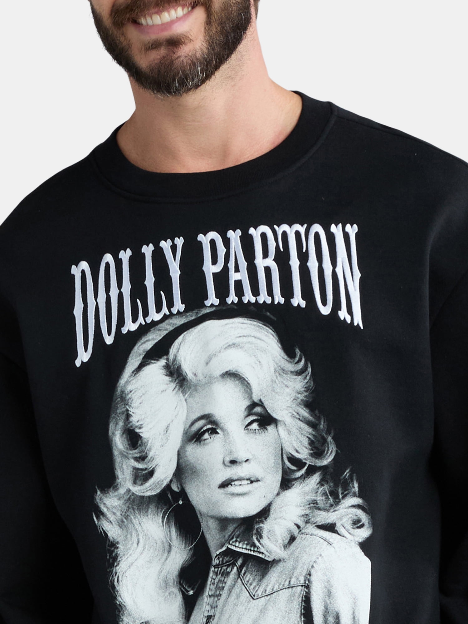 Dolly Parton, Men's & Big Men's Graphic Sweatshirt, Sizes XS-3X