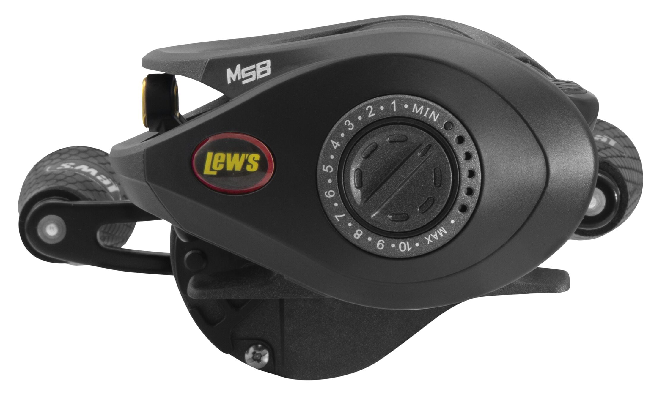 Lews SuperDuty 300 SS Baitcast Fishing Reel, Size 300 Reel, 7.2:1 Gear Ratio, Right-Hand Retrieve, Black