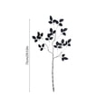 thumbnail image 4 of Gothic Halloween Artificial Black Leaf Branch Picks, Bendable Stem Faux Black Foliage Sprigs, Waterproof Plastic Vase Filler Stems for Spooky Floral Arrangement Indoor Outdoor Halloween Decorations, 4 of 7