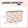 thumbnail image 4 of Toiletry Bag, Conch Shells Print No.9026 Leather Waterproof Travel Makeup Cosmetic Bag Organizer, Large Capacity Toiletry Bag for Travel Size Toiletries, Skin Care Bag for Women, 4 of 8