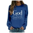 thumbnail image 2 of Women's Sweatshirts God Is Still Writing Your Stroty Sweatshirt Christian Sweatshirts Pullover Sweatshirt for Women, 2 of 5