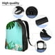 thumbnail image 5 of Disketp Tropical Pineapple Mochila Unisex de Apertura Lateral Completa, Mochila para Laptop para Escuela, Trabajo y Viajes, 5 of 8